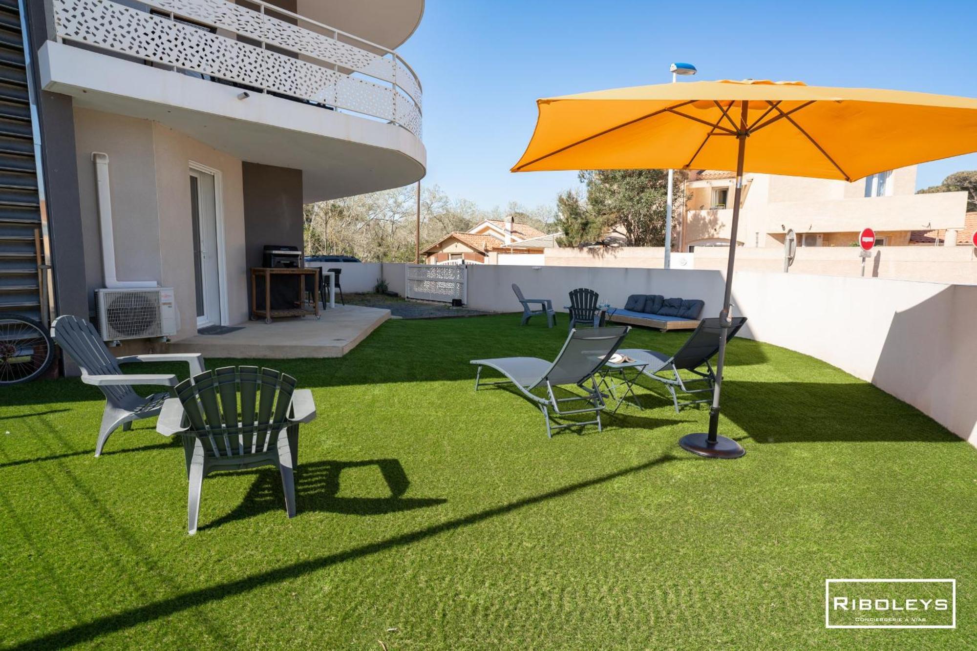 ויאס Grand T3 Neuf Climatise Avec Wifi A 100M De La Plage מראה חיצוני תמונה