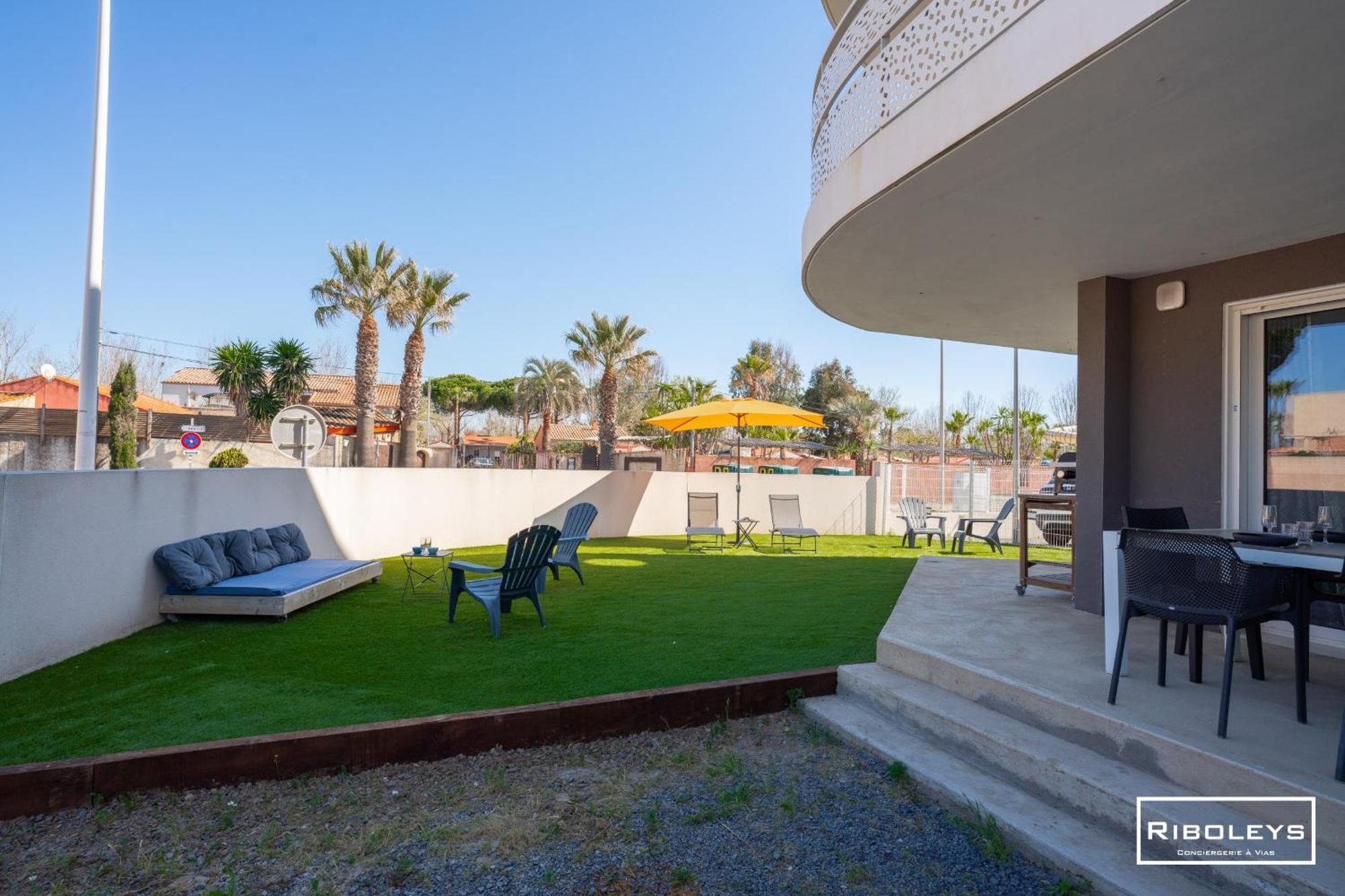 ויאס Grand T3 Neuf Climatise Avec Wifi A 100M De La Plage מראה חיצוני תמונה